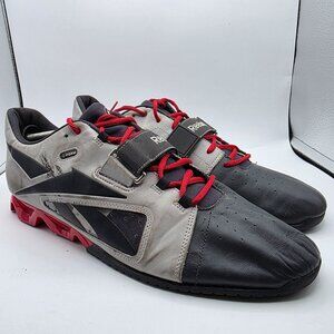 Reebok Crossfit Mens Size 15 Gray Black Weightlifting Shoes Training Gym Cross